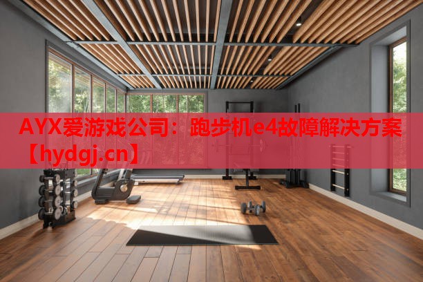 AYX爱游戏公司：跑步机e4故障解决方案