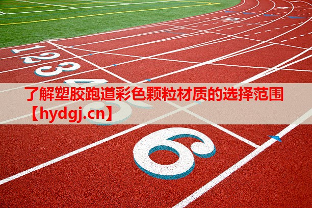 了解塑胶跑道彩色颗粒材质的选择范围