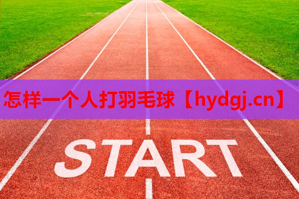 怎样一个人打羽毛球